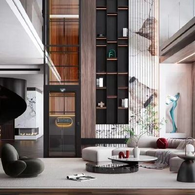 1-2 Personen Schraubantrieb Lift Innenraum Schraubantrieb Heimlift