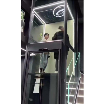 Durchsichtige Acryl Tür Haus Aufzug 500lbs Home Mini-Aufzug