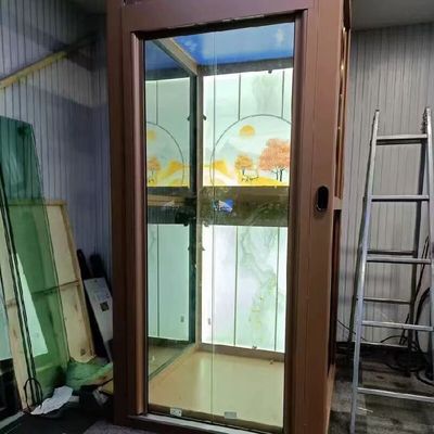 Edelstahlkabine Heimatlift Hydraulischer 14,5 Meter kleiner Wohnlift