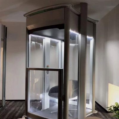 0.6M/S Geschwindigkeit Haushaltsaufzug 400Kg Kapazität Außenwohnungsaufzug