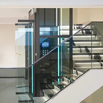 Bis zu 30 m Fahrhöhe Heimlift mit Sicherheitssensoren und automatischen Schiebetüren