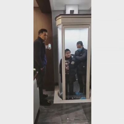 Anpassungsfähiger Kapsellift für Zuhause 2 Etagen