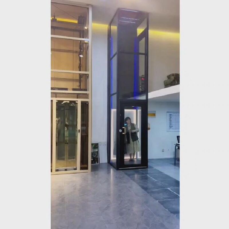 Büroplattform Traktionsart Aufzüge 500-1000 kg Kapazität Getriebe und Antriebssystem