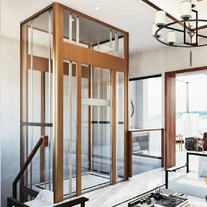 Einphasen-WK-Hydraulischer Wohnelift 14,5 m, 5 Haltestellen, Grubenlos