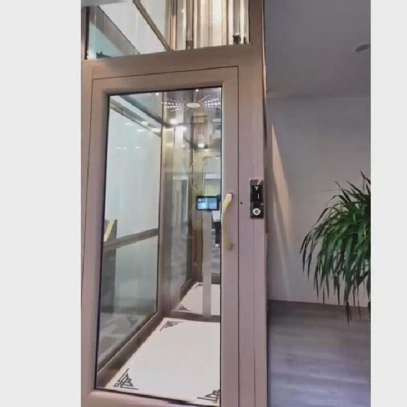 Automatische Tür-LCD-Bildschirm-Steuerung Traktion Heimatlift mit Notstoppknopf