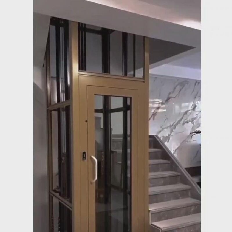 Home Villa Aufzug Traktion Schlanker und Elegant Aufzug 0,4-1,0 m/s